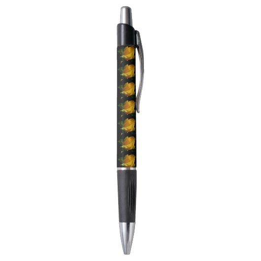 Stylo Grande Rose Jaune (Bas (Vertical))