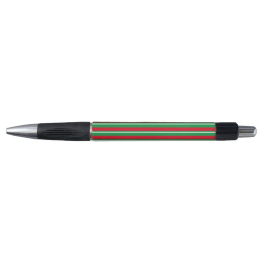 Stylo Grandes Vacances Rouge Blanc Vert (Devant)