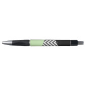 Stylo Gray Zigzag, Gray Chevron, Zigzag Pattern, Mint (Devant)