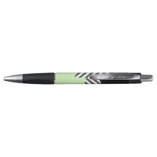 Stylo Gray Zigzag, Gray Chevron, Zigzag Pattern, Mint (Dos)