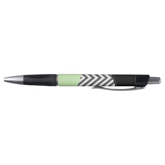 Stylo Gray Zigzag, Gray Chevron, Zigzag Pattern, Mint (Bas)