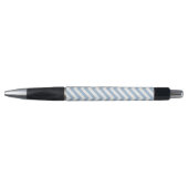 Stylo Grunge bleu-clair Chevron texturisé (Devant)