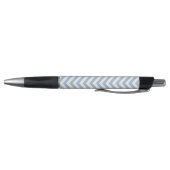 Stylo Grunge bleu-clair Chevron texturisé (Bas)