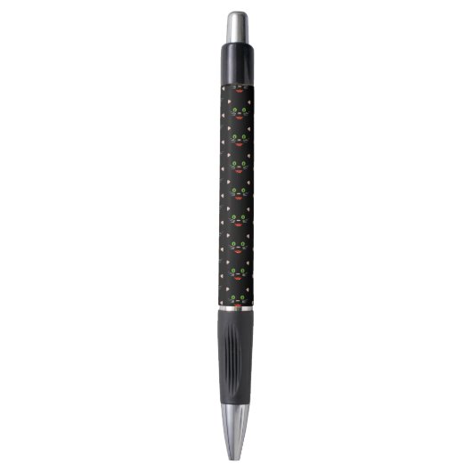 Stylo Happy Black Cat Pen (Devant (Vertical))