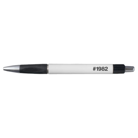 Stylo Hashtag 1982 43 Anniversaire (Devant)