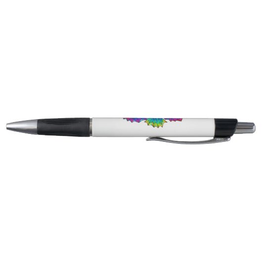 Stylo Hippocampe polygonal arc-en-ciel (Bas)