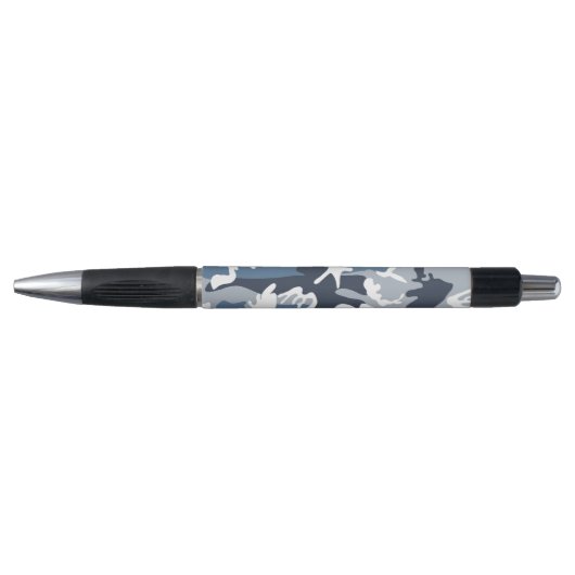 Stylo Hiver Camouflage bleu neige, Militaire, Armée (Devant)