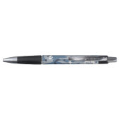 Stylo Hiver Camouflage bleu neige, Militaire, Armée (Dos)