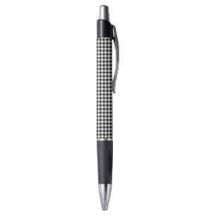 Stylo Houndstooth noir et blanc par Shirley Taylor