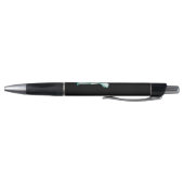 Stylo Image & monogramme de la statue de la Liberté vert (Bas)