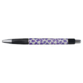 Stylo Impression dalmate violet et blanche (Devant)