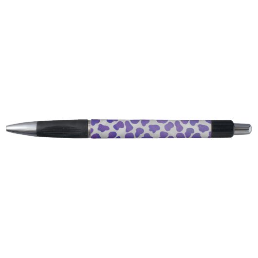 Stylo Impression dalmate violet et blanche (Devant)
