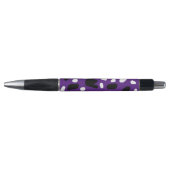 Stylo Impression De Vache Sur Purple, (Devant)