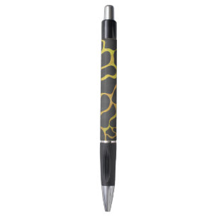 Stylo Impression Giraffe noir et jaune