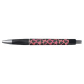 Stylo Impression noire et rouge dalmate (Devant)