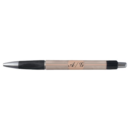 Stylo Impression texturée en tissu rose - toute couleur (Devant)