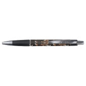 Stylo Impression vache crème marron noir (Dos)