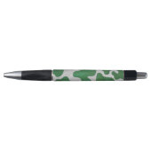 Stylo Impression verte et blanche de vache (Devant)