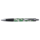 Stylo Impression verte et blanche de vache (Dos)
