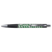 Stylo Impression verte et blanche Zebra (Dos)