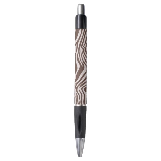 Stylo Impression Zebra Brown Crème (Devant (Vertical))