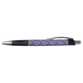 Stylo imprimé animal abstrait violet (Haut)