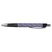 Stylo imprimé animal abstrait violet (Bas)