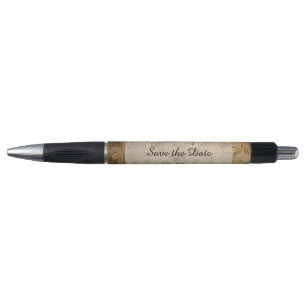 Stylo Industrie Chic briques mariage Enregistrer la date