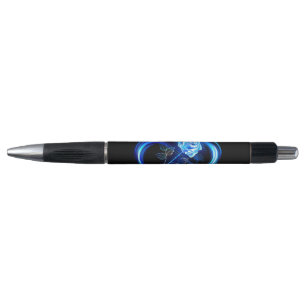 Stylo Infini lumineux avec rose bleue