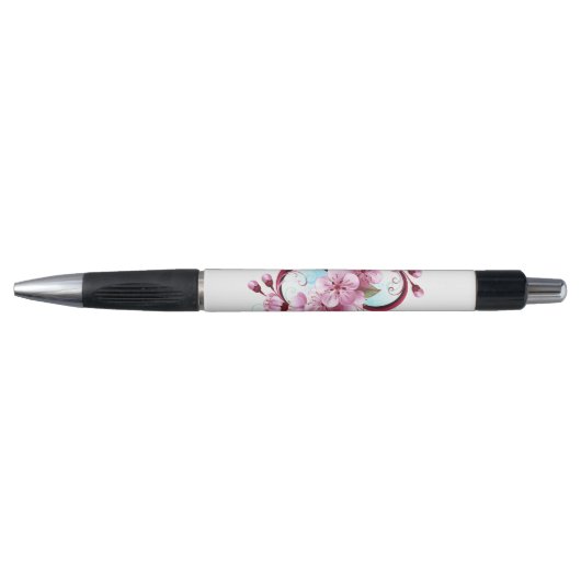 Stylo Infinité avec les fleurs Sakura (Devant)
