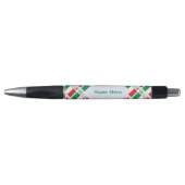 Stylo Italie - Drapeau italien - Personnalisation verte (Devant)