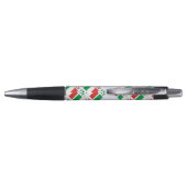 Stylo Italie - Drapeau italien - Personnalisation verte (Dos)