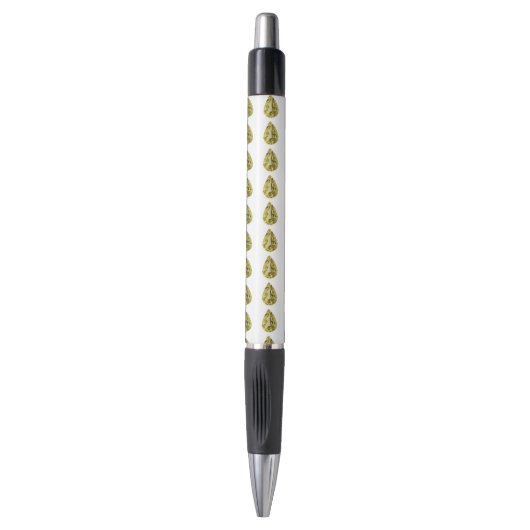 Stylo jaune cirtine (Devant (Vertical))