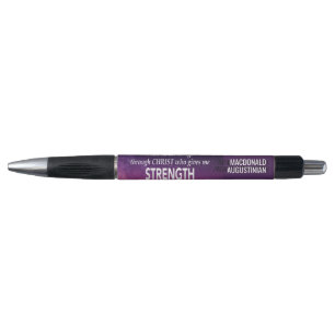 Stylo JE PEUX FAIRE TOUTES LES CHOSES Chrétien personnal