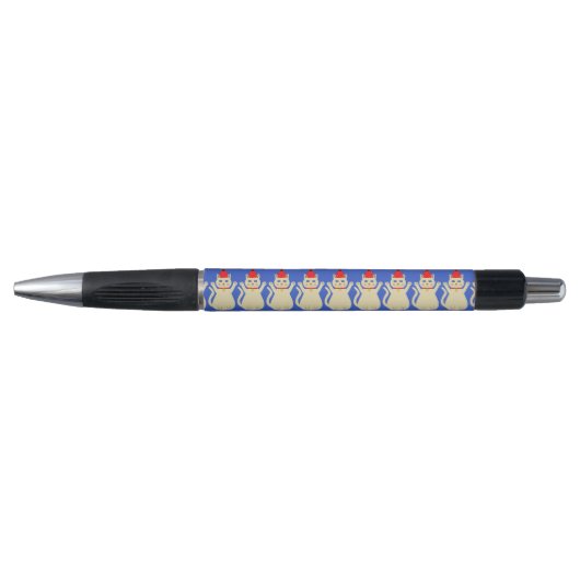 Stylo Joli chat de Noël à motifs (Devant)