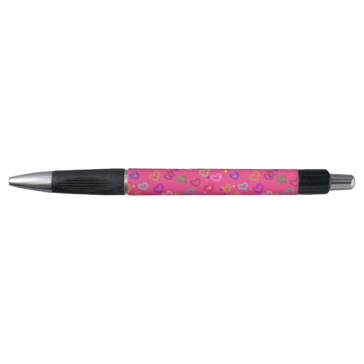 Stylo Joli cœur coloré (Devant)