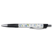 Stylo Joli motif de fleurs bleues Delicate (Bas)
