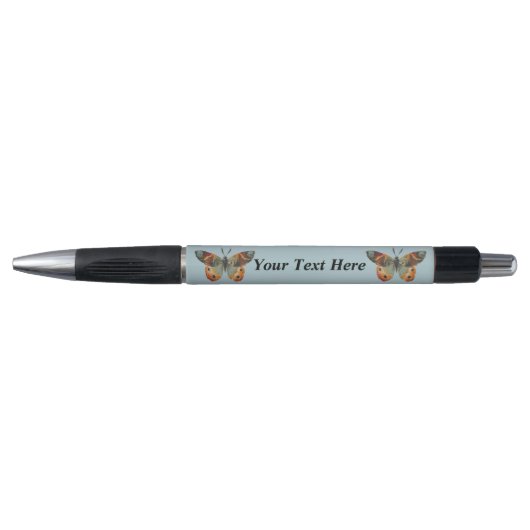 Stylo Joli papillon monarque couleurs d'automne (Devant)