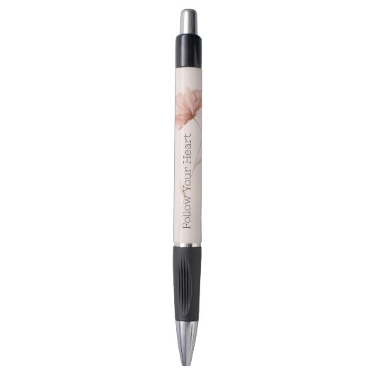 Stylo Jolie Fleur Rose (Devant (Vertical))