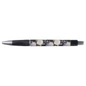 Stylo Jolies Fleurs Blanches Violettes (Devant)