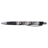 Stylo Jolies Fleurs Blanches Violettes (Bas)