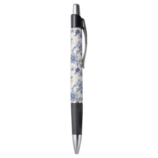 Stylo Jolies Fleurs Bleues (Bas (Vertical))