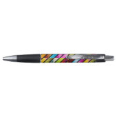 Stylo Jolies rayures colorées (Dos)