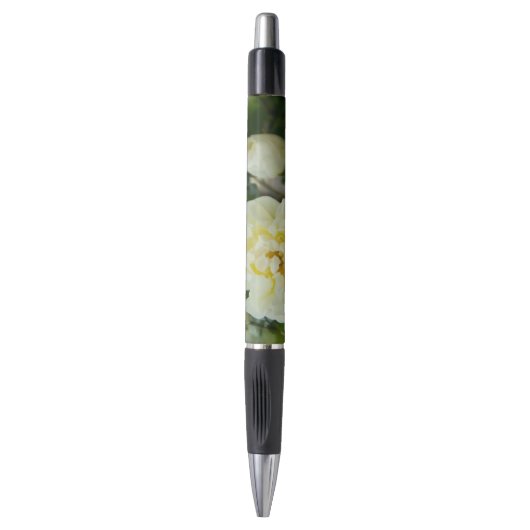 Stylo Jolies roses blanches pour positif (Devant (Vertical))