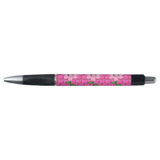 Stylo Joyeuse Bee Day Girl rose Anniversaire Bumblebee (Devant)