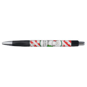 Stylo Joyeux Noël 2 Arbre Stocker Snowman