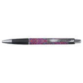 Stylo Kaleidoscope violet Motif orné (Dos)