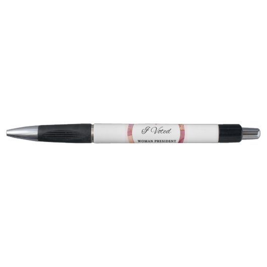 Stylo Kamala Harris Pen Logo Rose Circle. (Devant)