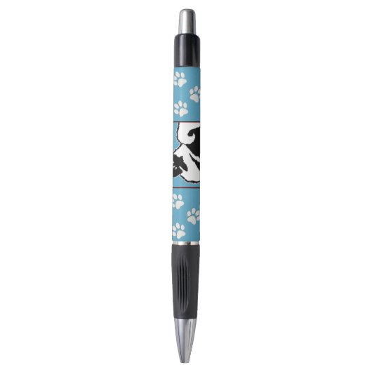 Stylo Keeshond Graphics - Cute Original Chig Art (Devant (Vertical))