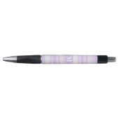 Stylo Landes lilas monogrammes (Devant)
